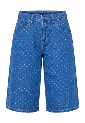 Ofira dot denim shorts Sisters Point