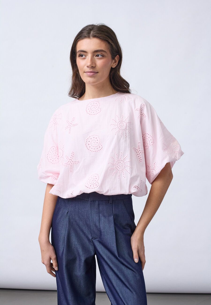 Gufo blouse lyserød Sisters Point