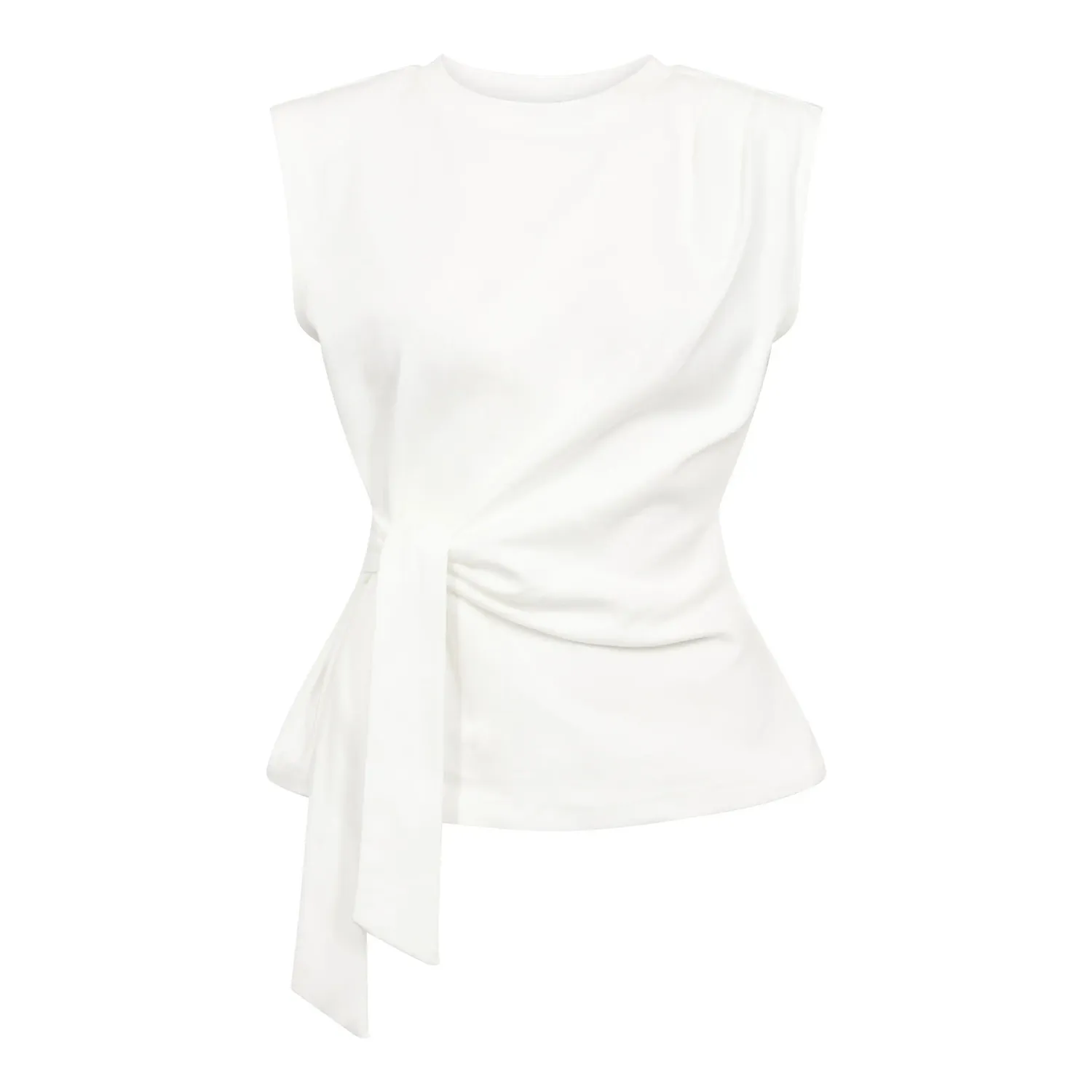 OrianeCC Pleat Tie Top Co'Couture