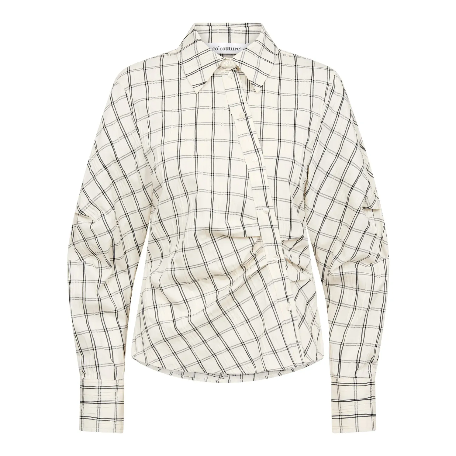 BisoCC Asym Check Shirt Co'Couture