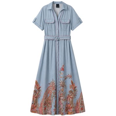 Vibe dress blue Luxzuz