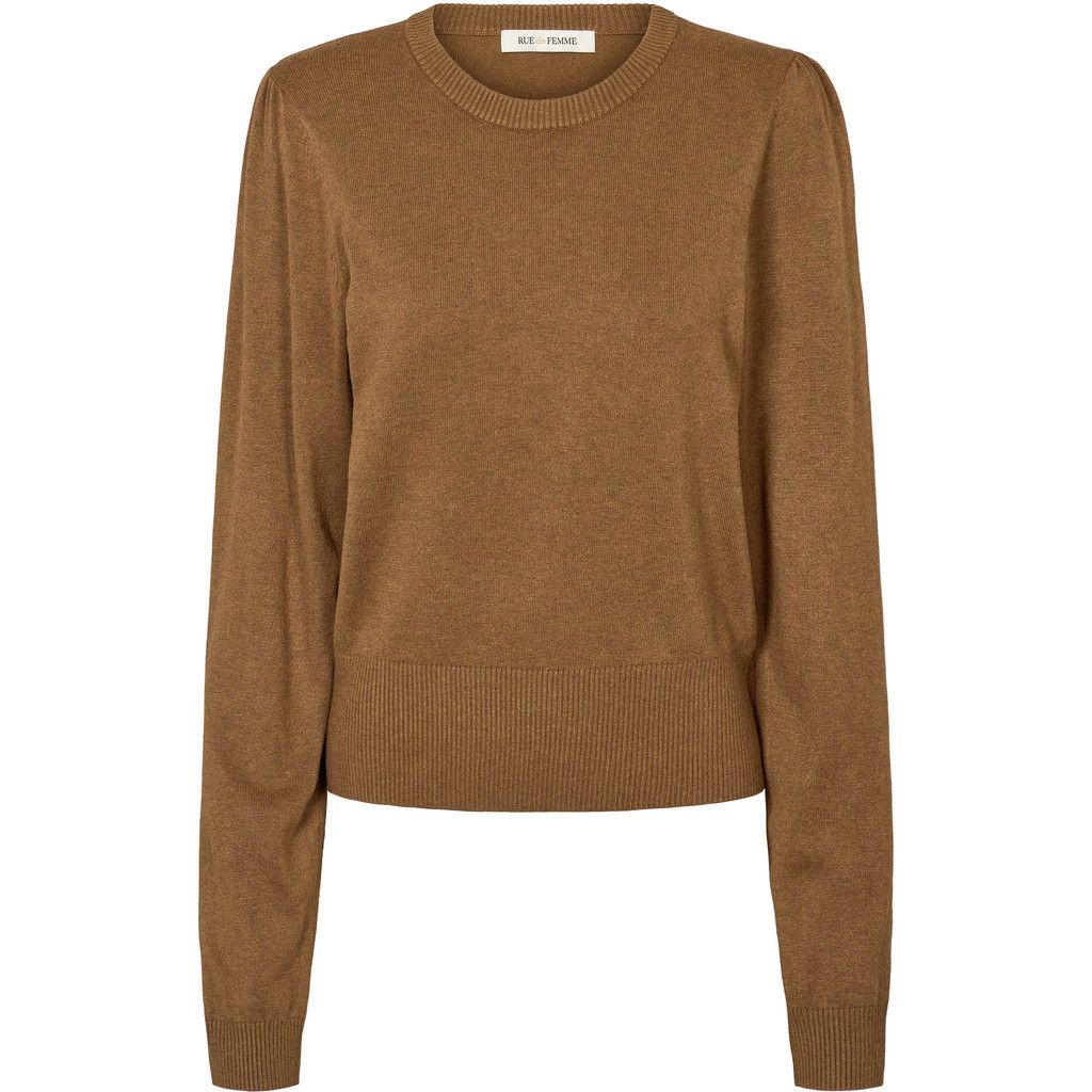 7493RDFSorrel LS knit  Chanterelle Rue de Femme