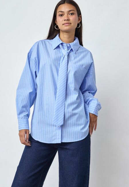VANYA-SHIRT (Blue Stripes) Sisters Point