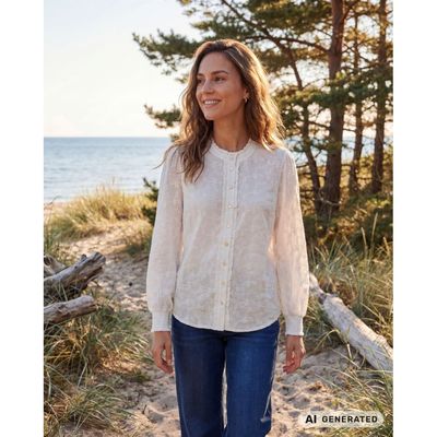 Dania Blouse (Off White) Prepair