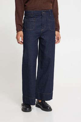 IHPamala Pants -Jeans (DENIM DARK AUTHENTIC BLUE) ICHI