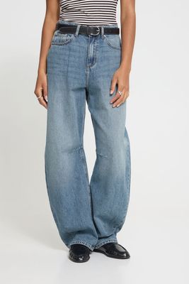 IHMilana Ballon Pants -Jeans (Washed med. blue) ICHI