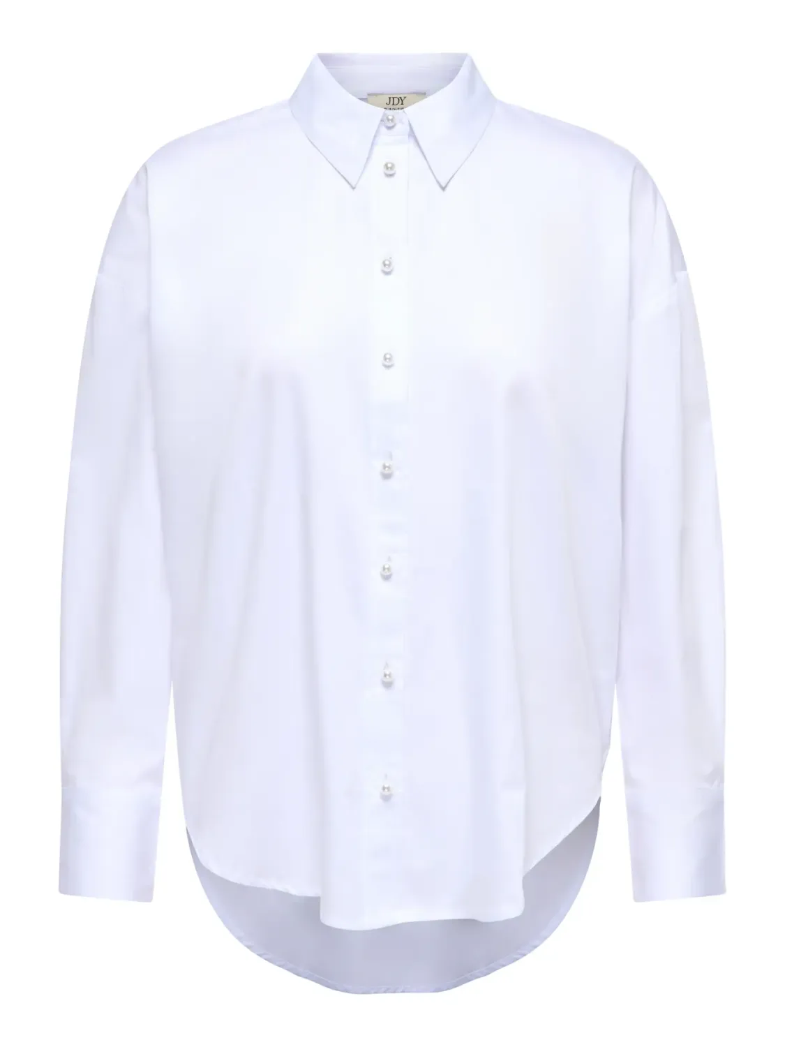 JDYWillow L/S Loose Pearl Shirt (White) JDY