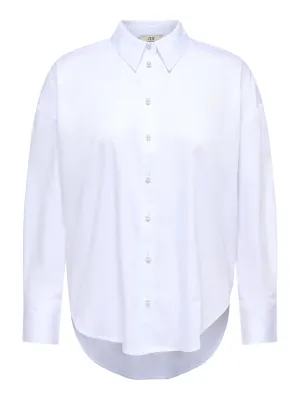 JDYWillow L/S Loose Pearl Shirt (White) JDY