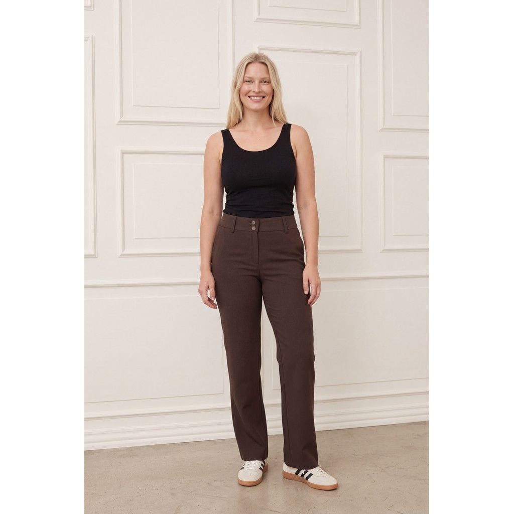 Firenze wide pant brown I Say