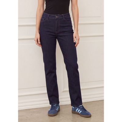 Carpi long straight jeans dark wash I Say