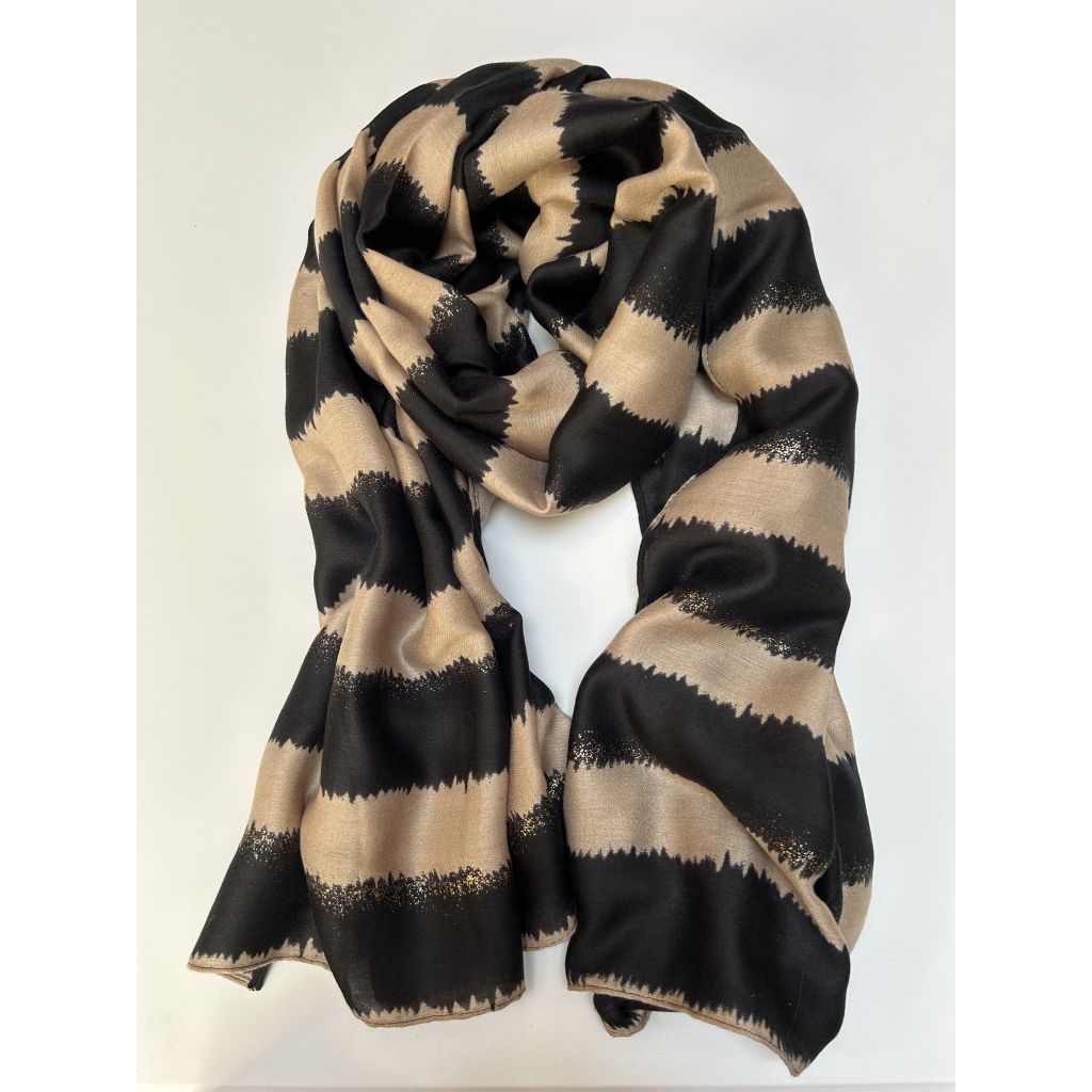 Tørklæde (Black) ThreeM