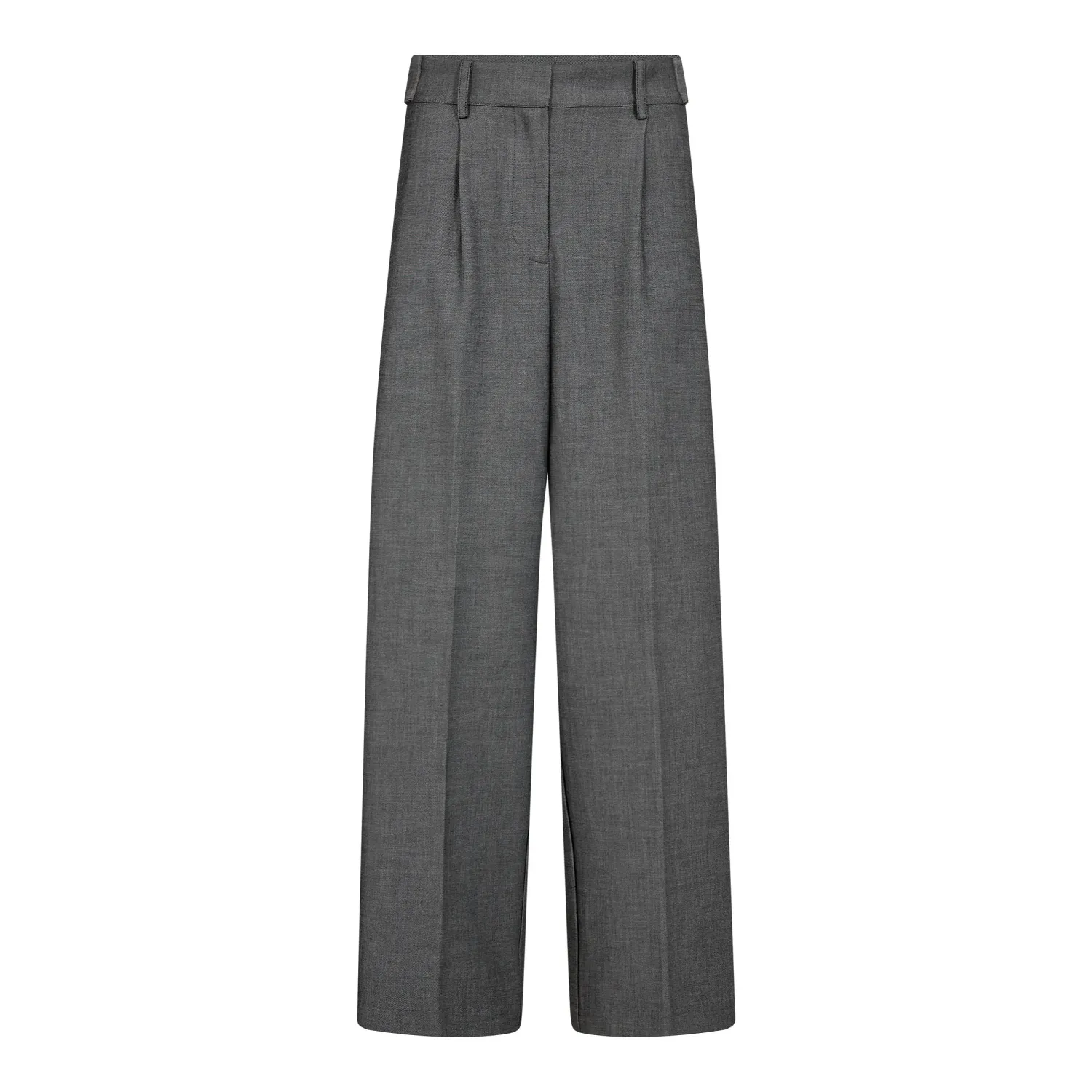 JackyCC Pleat Pant (Mid Grey) Co'Couture