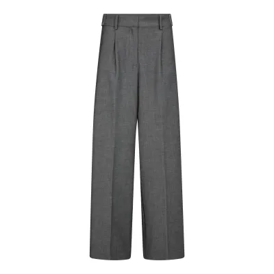 JackyCC Pleat Pant (Mid Grey) Co'Couture