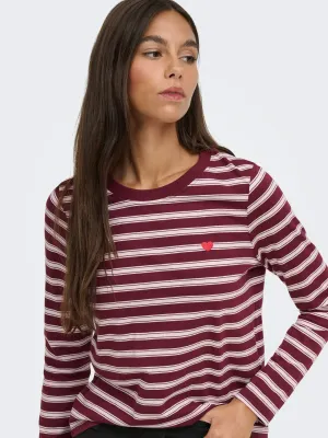 JDYPisa L/S Print Top (Chalk Pink) JDY