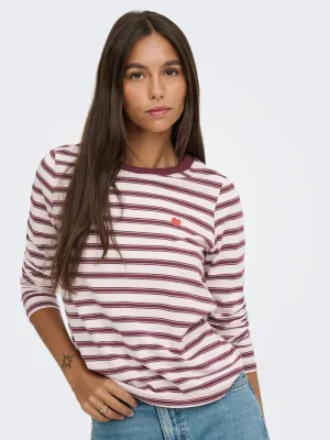 JDYPisa L/S Print Top (Chalk Pink) JDY