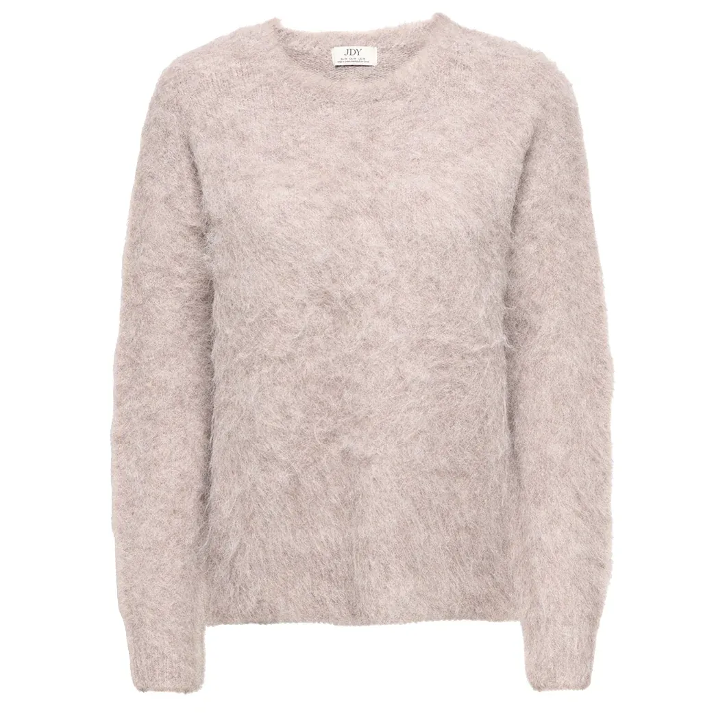 JDYEmmy L/S O-Neck Pullover Knit (Simply Taupe) JDY