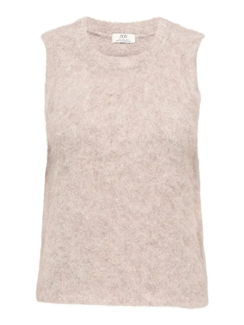 JDYEmmy S/L Vest Knit (Simply Taupe) JDY