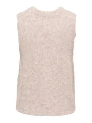 JDYEmmy S/L Vest Knit (Simply Taupe) JDY