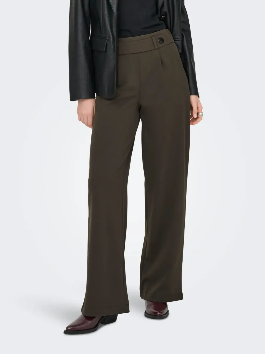 JDYGeggo Life New Long Pant (Chocolate Brown) JDY