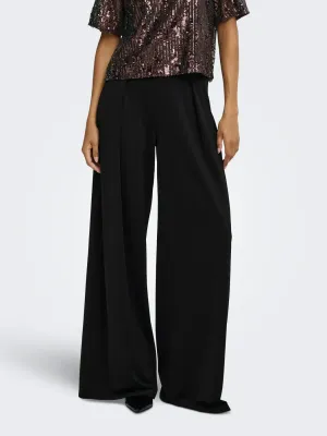 JDYDina Life Pleat Wide Pant (Black) JDY