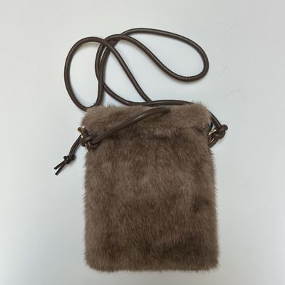 Taske Fake Fur (Taupe) ThreeM
