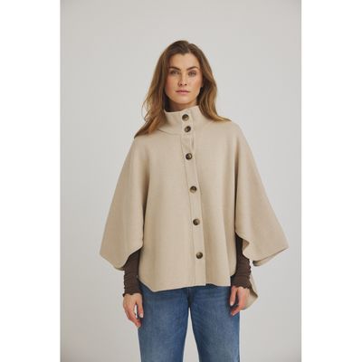 Birdie Knit "Poncho" (Peyote) Luxzuz