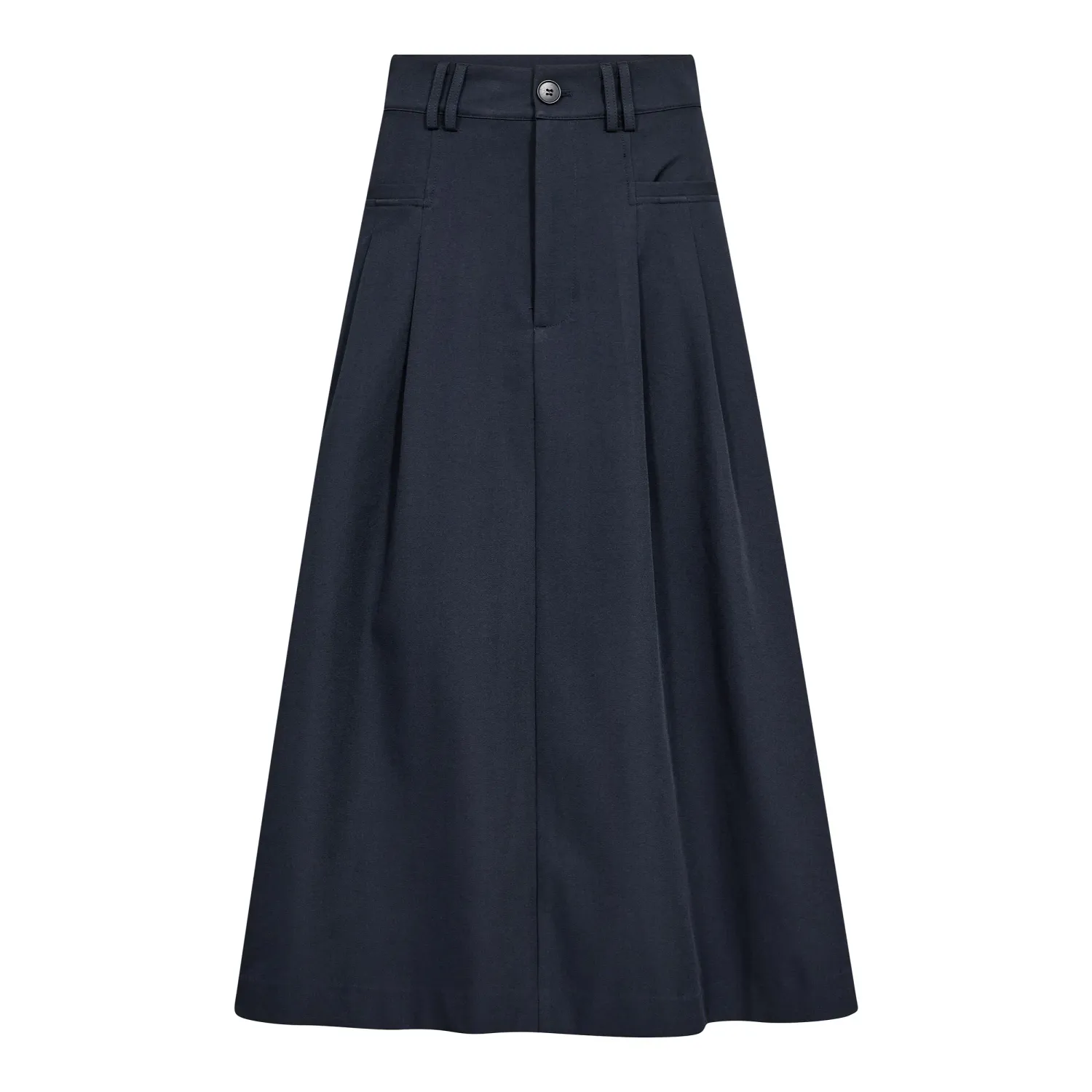 LunaCC New Pocket Pleat Skirt (Navy) Co'Couture