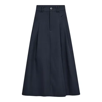 LunaCC New Pocket Pleat Skirt (Navy) Co'Couture