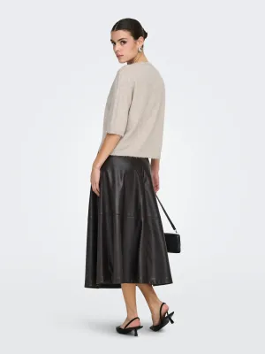 JDYRue Life 2/4 Pearl Cardigan Knit (Chateau Gray/Melange) JDY