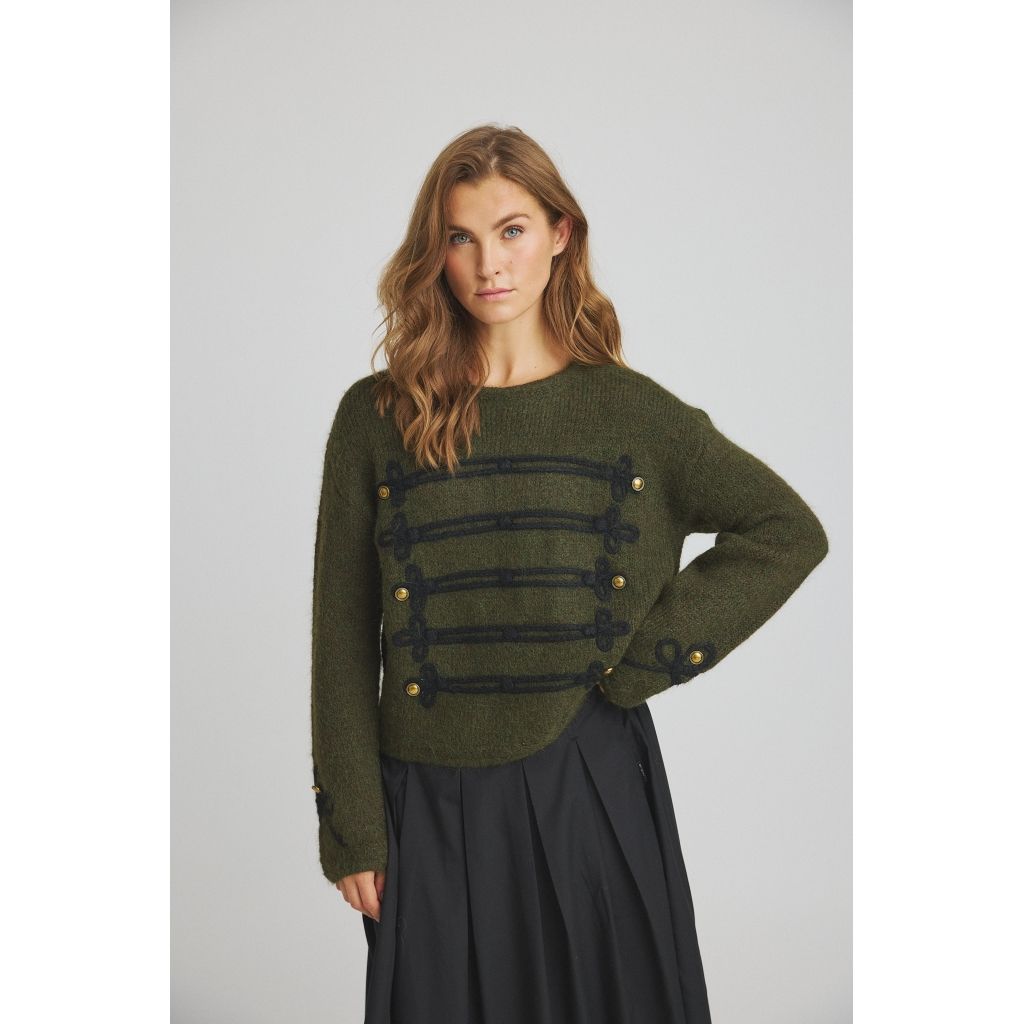 Zarina Knit (Army) Luxzuz