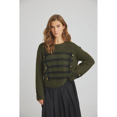 Zarina Knit (Army) Luxzuz