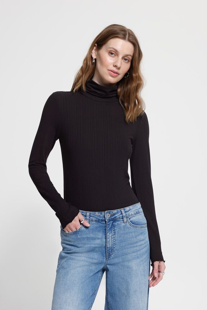 IHCella Rollneck LS (Black) ICHI