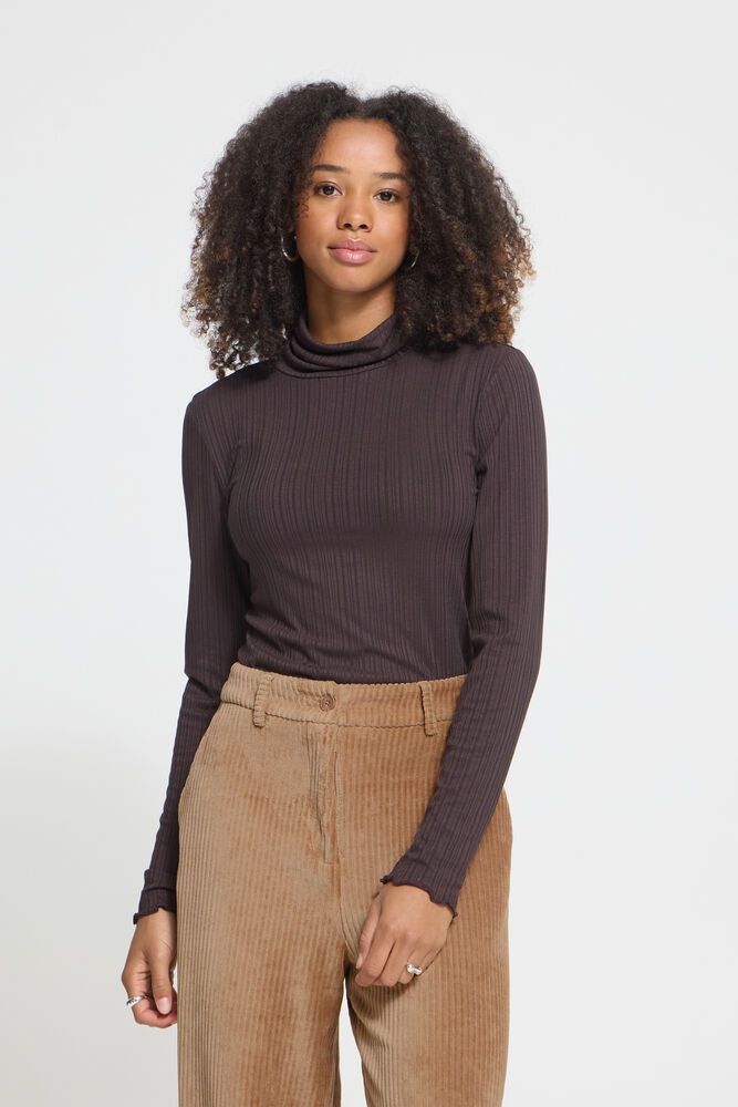 IHCella Rollneck LS (Chocolate Torte - Brown) ICHI