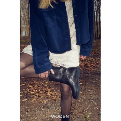 Luna Leather (Black) Woden