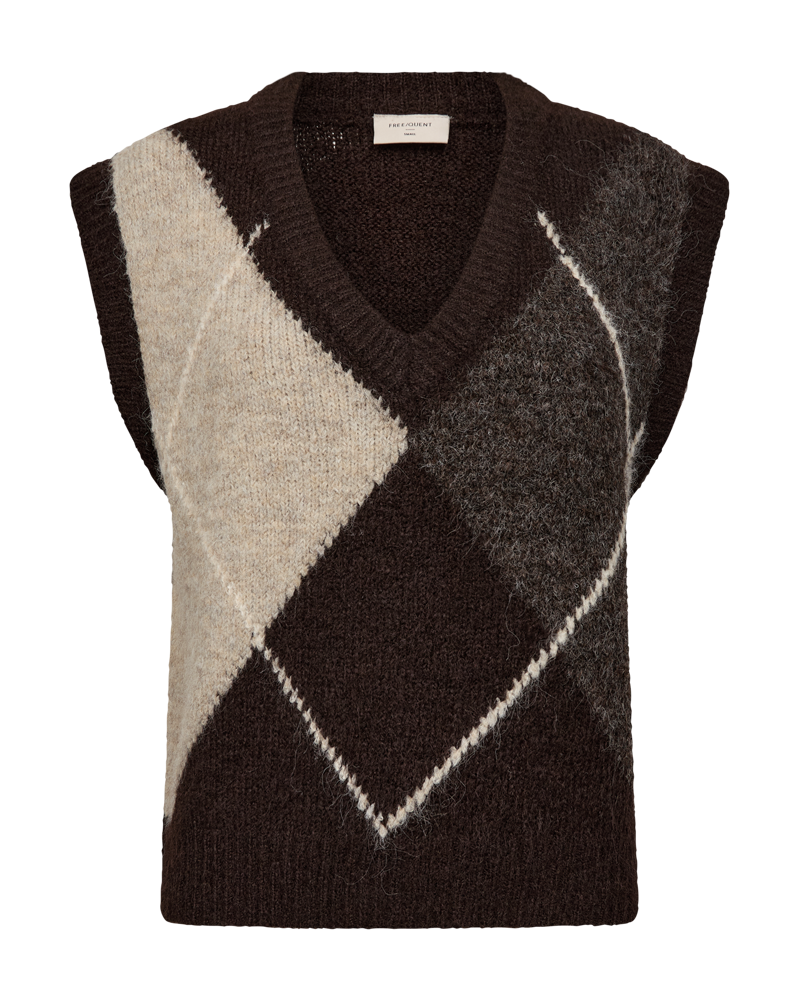 FQGRSLulu Waistcoat (Mole Mel W. Oyster Grey Mel.) Frequent