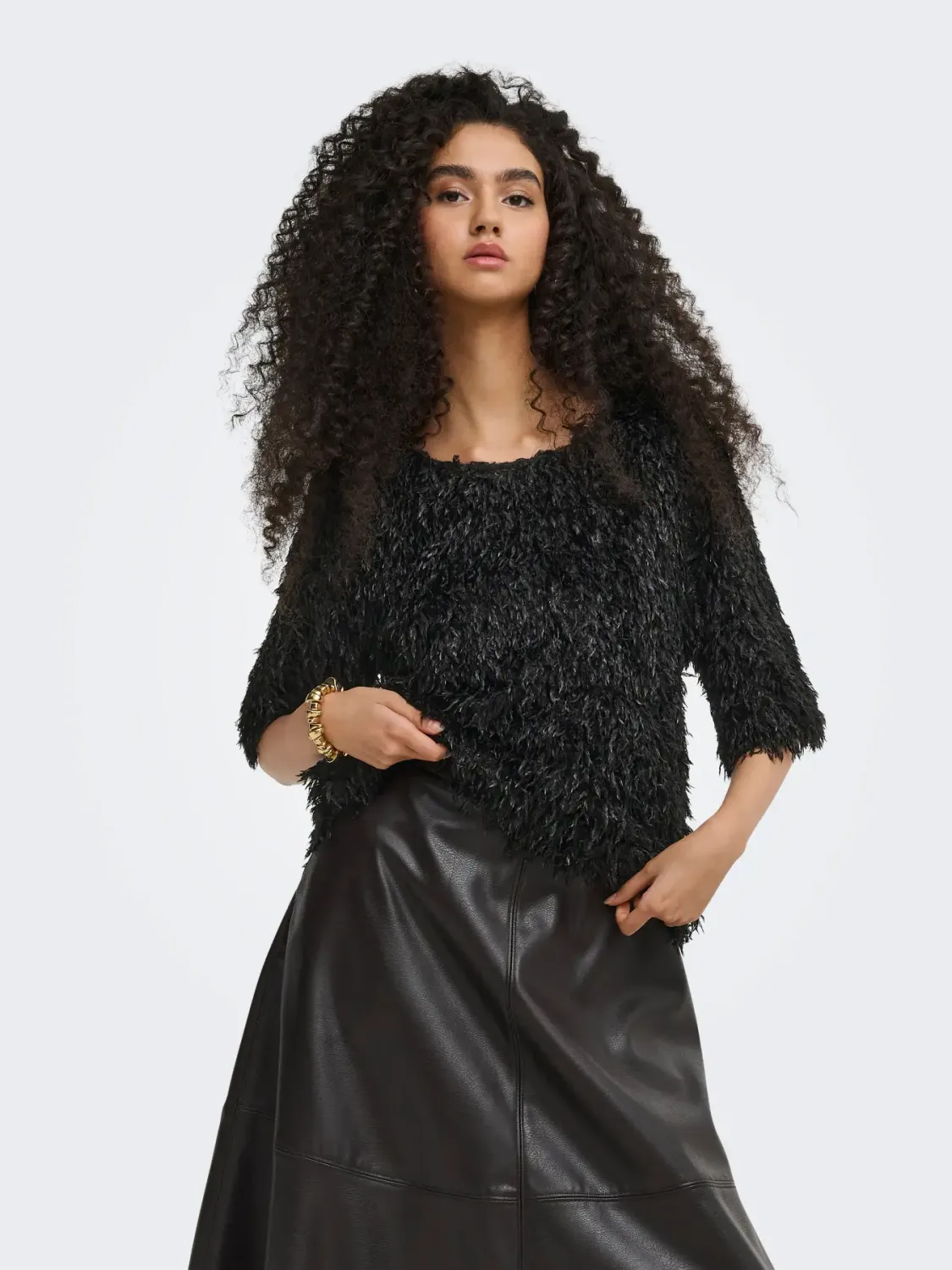 JDYMarta Life 2/4 Top (Black) JDY