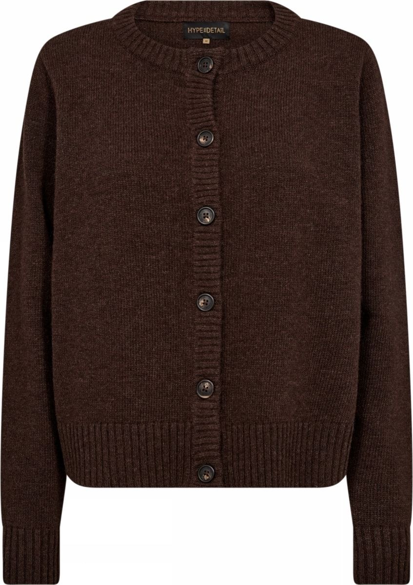 Cardigan (Brown) Hype the detail