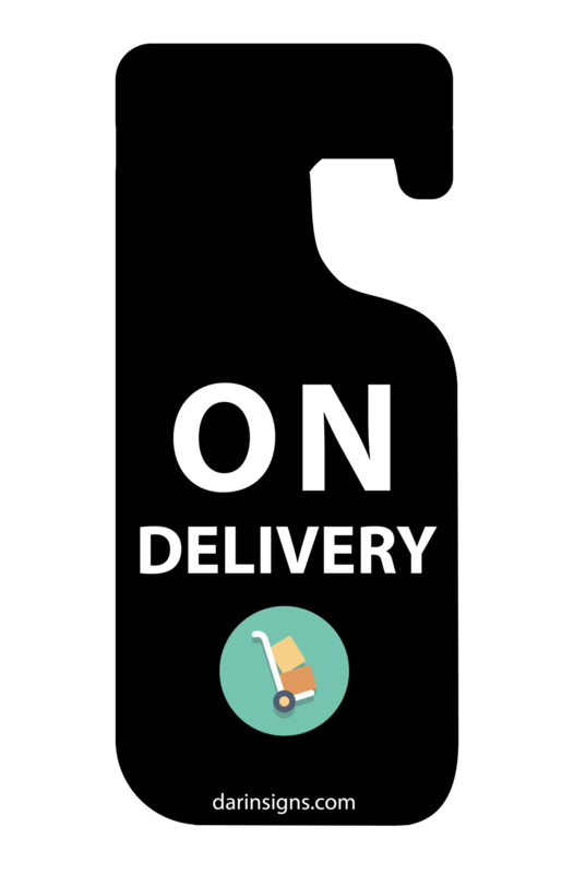 On Delivery Sign
