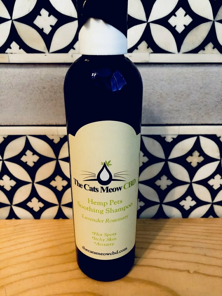 Lavender Rosemary CBD Soothing Pet Shampoo Lavender Rosemary CBD Soothing Pet Shampoo