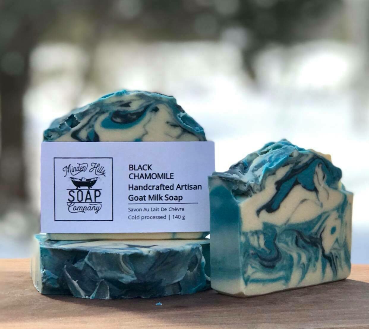 Black Chamomile - 95% Nearly Natural Goats Milk Soap