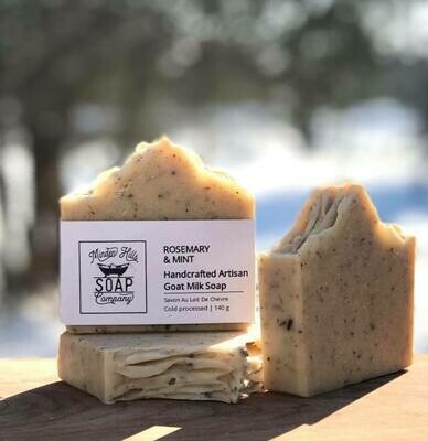 Rosemary Mint Scrub - ALL Natural Goats Milk Soap