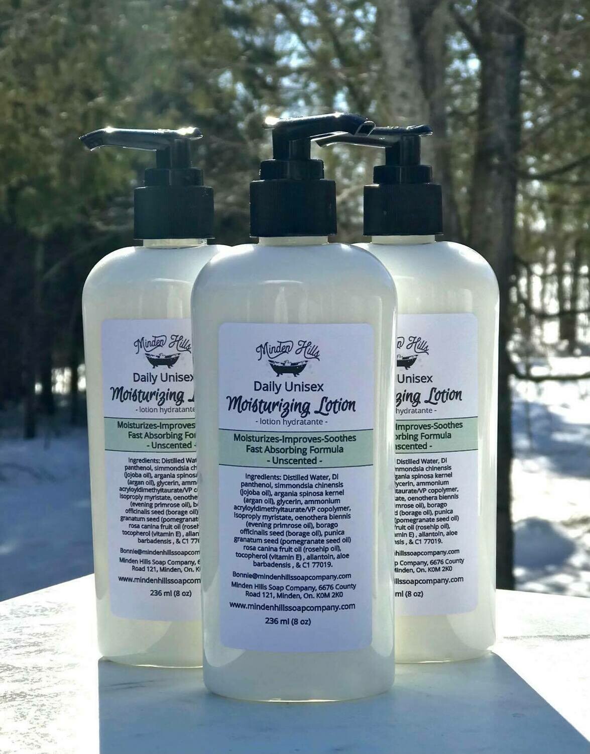 Daily Unisex Moisturizing Lotion  - Naturally Unscented