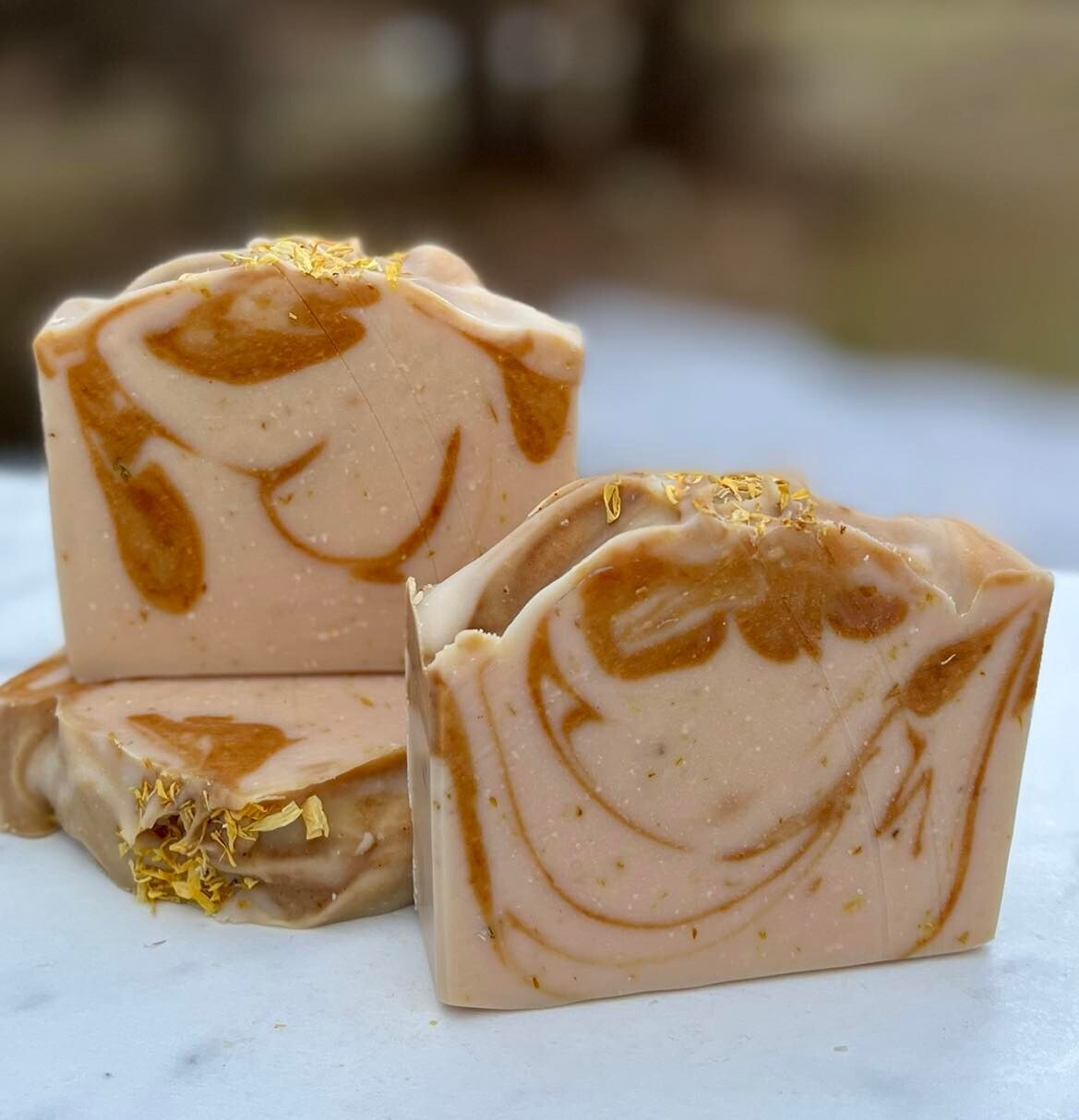 Calendula + Honey  - All Natural Goats Milk Soap