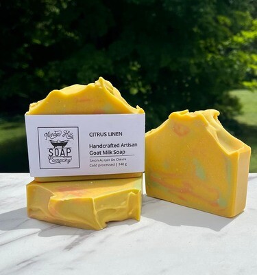Citrus Linen - 95% Nearly Natural Goats Milk Soap