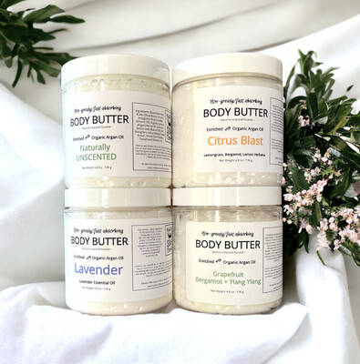 Body Butter Enriched with Organic Argan Oil