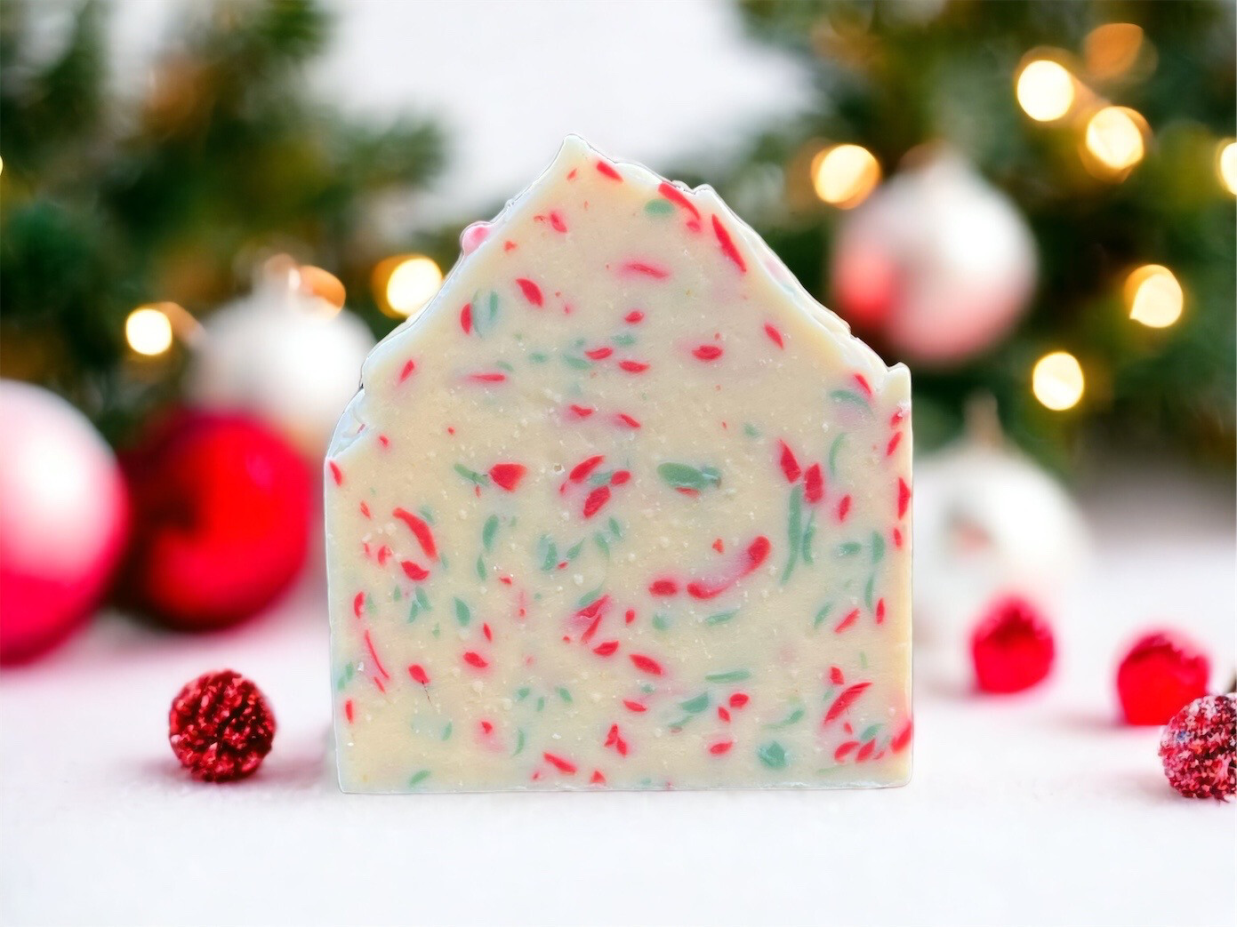 Peppermint Candy - 95% Nearly Natural Goat Milk Soap