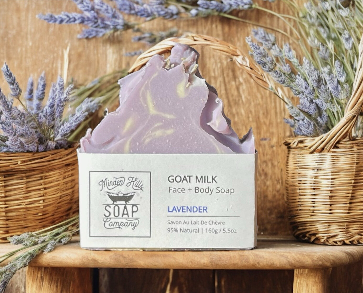 Lavender 95% Goat Milk Soap
