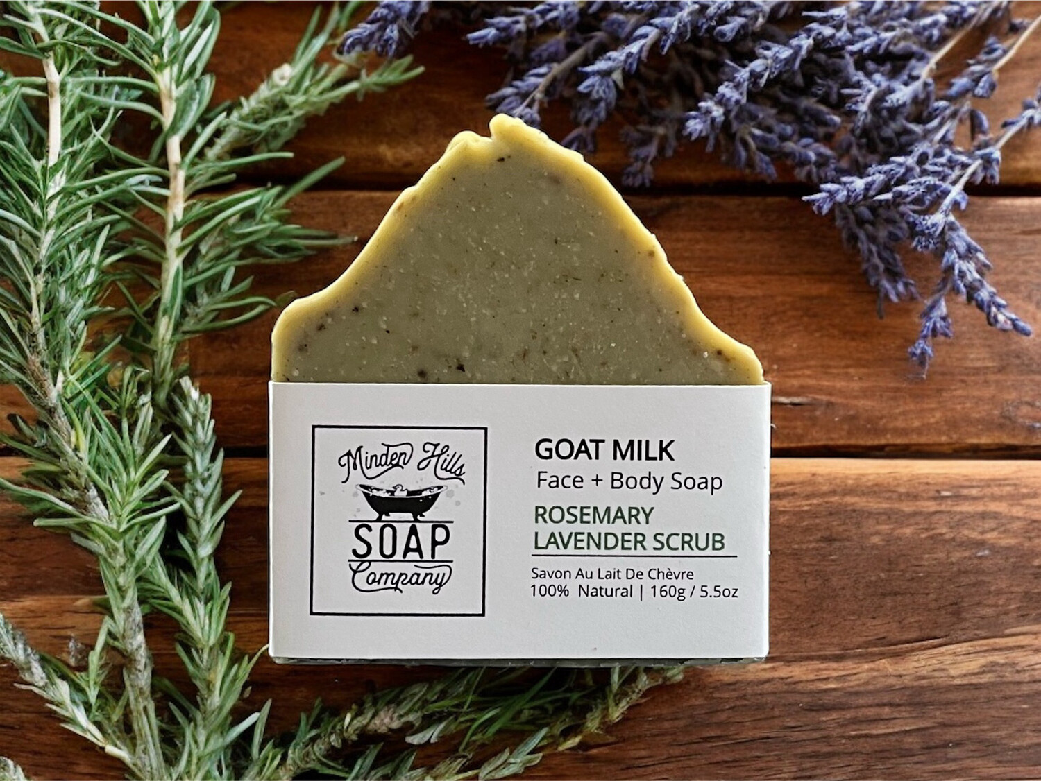 Rosemary Lavender Scrub - 100% Natural Goats Milk Soap