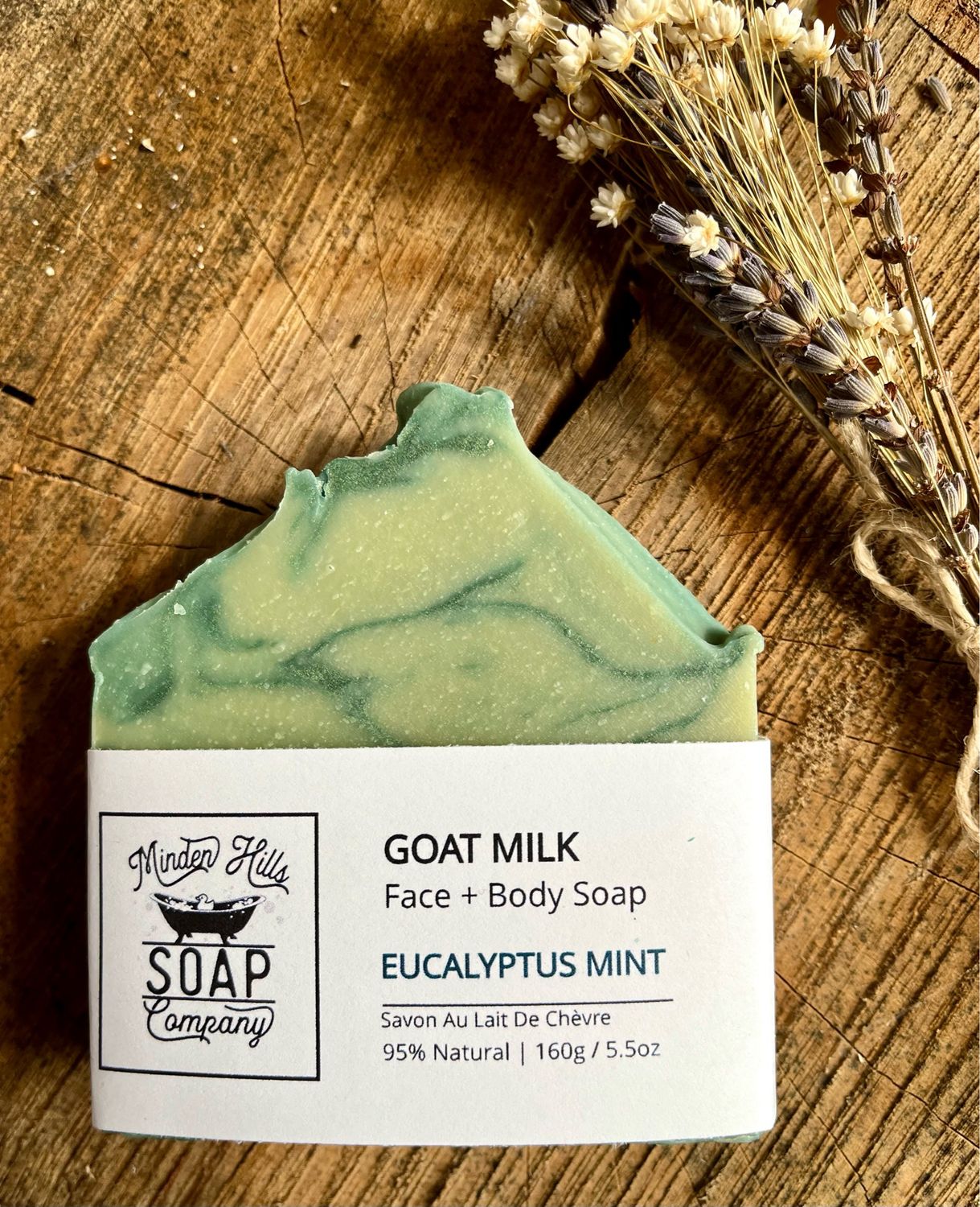 Eucalyptus Mint - 95% Nearly Natural Goat Milk Soap