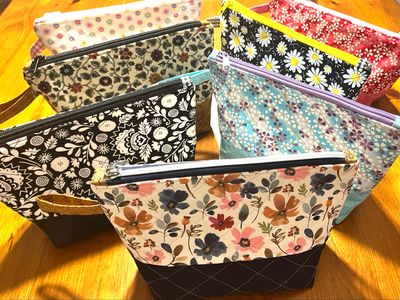 Essential Quilted Cosmetic Pouch